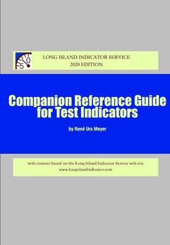 Companion Reference Guide for Test Indicators - cover