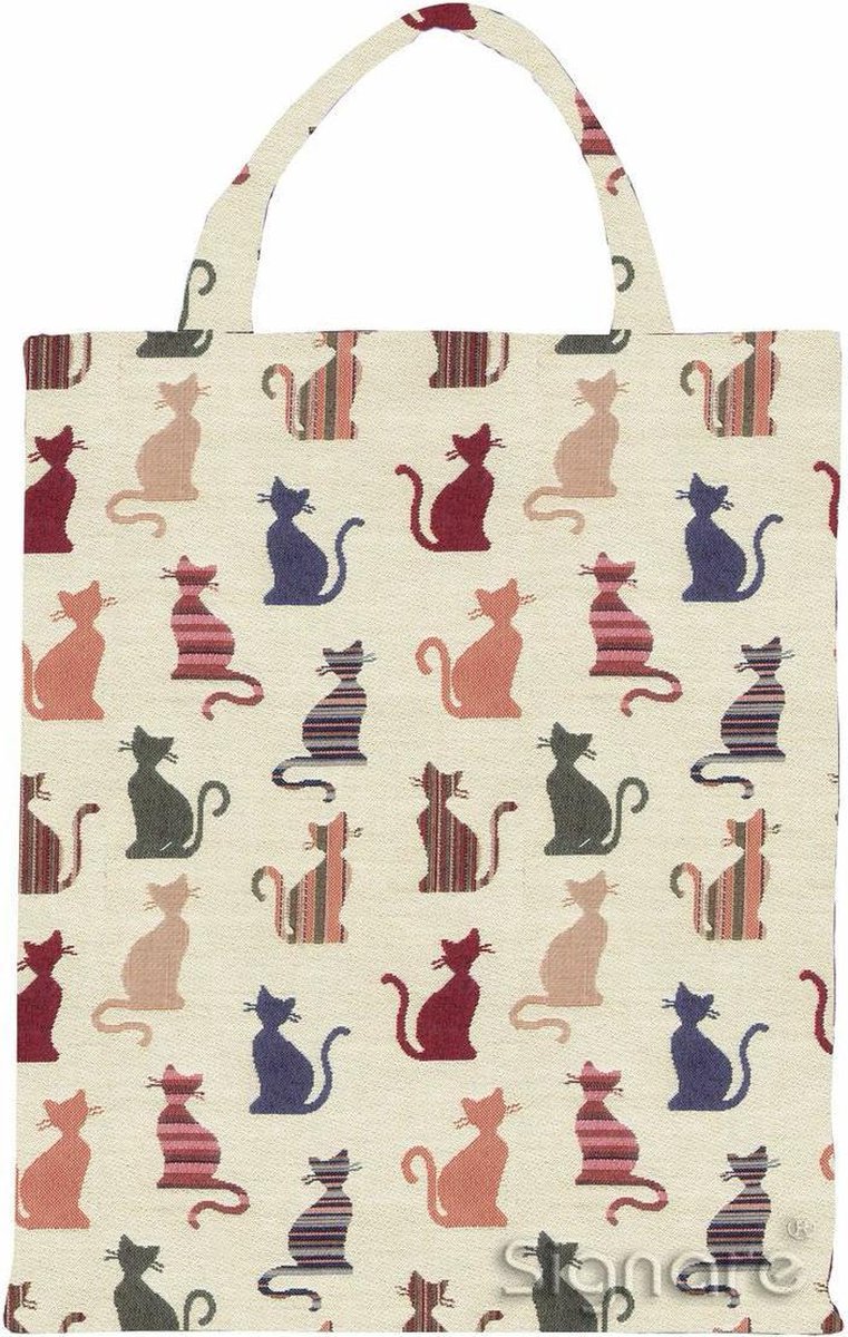 Signare Boodschappentas - Cheeky Cat - Kat - Katten - Moderne kat