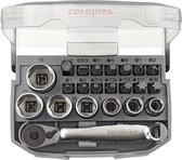 Carolus - Gedore - Bitratel set 1/4 "met bit fix adapter compact - 23 delig