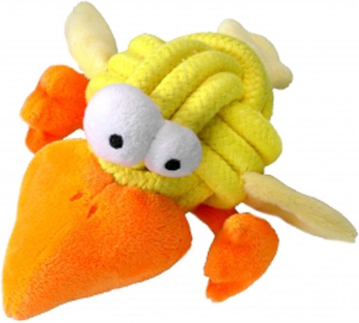 Bobble Knotplush Geel 8,5 cm