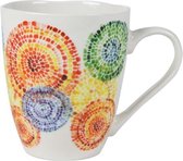 Sharon by Ter Steege Urban Joy - Beker - Wit - 6 stuks - Porselein - 180 ml