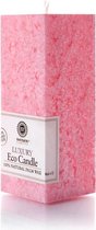 Eco Palmwas kaars RECTANGLE PINK