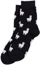 Alpaca sokken - unisex - one size - zwart