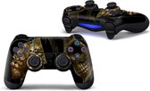 Skull Cards – PS4 Controller Skin - 2 Playstation 4 stickers