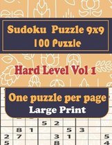 100 Sudoku Puzzle 9x9 - One puzzle per page