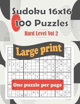 100 Sudoku Puzzle 16x16 - One puzzle per page