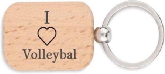 Akyol - I love volleybal - volleybal - sport - sleutelhanger - geschenk –  gift –... | bol.com