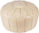 FESA Marokkaanse poef - ÿ 50 x H 30 cm - Beige