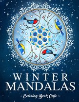 Winter Mandalas Coloring Book - Coloring Book Cafe - Kleurboek voor volwassenen