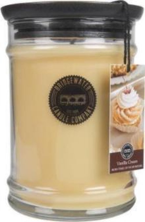 BRIGEWATER kaars vanilla Cream Geurkaars (KLEIN 85 branduren).