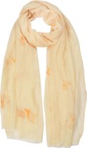 Clayre & Eef Sjaal 70x180 cm beige