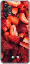 6F hoesje - geschikt voor Samsung Galaxy A32 5G -  Transparant TPU Case - Strawberry Fields #ffffff