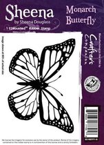 Sheena rubber stamp Monarch Butterfly