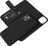 DECODED Detachable Wallet Case - iPhone 11 Pro Max - Afneembaar Hoesje met Pasjeshouder - Hoogwaardig Europees Leer - Zwart