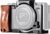 Ulanzi UURig metalen camera cage - voor Sony ZV-1 - Stevig - Cold shoe-mounts - 1/4inch schroefaansluiting - Zwart