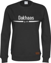 Dakhaas Sweater Zwart | Maat M