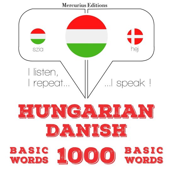 Magyar - dán: 1000 alapszó