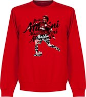 Paolo Maldini Milan Script Sweater - Rood - XL