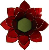 Lotus waxine licht houder stuit chakra