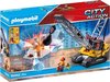 foto van PLAYMOBIL City Action Kabelgraafmachine met bouwonderdeel - 70442