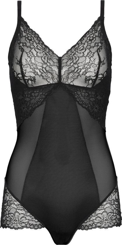 Spanx Spotlight On Lace Bodysuit Zwart-M