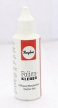 Rayher 3338400 Folienkleber, transparent, Flasche 51g
