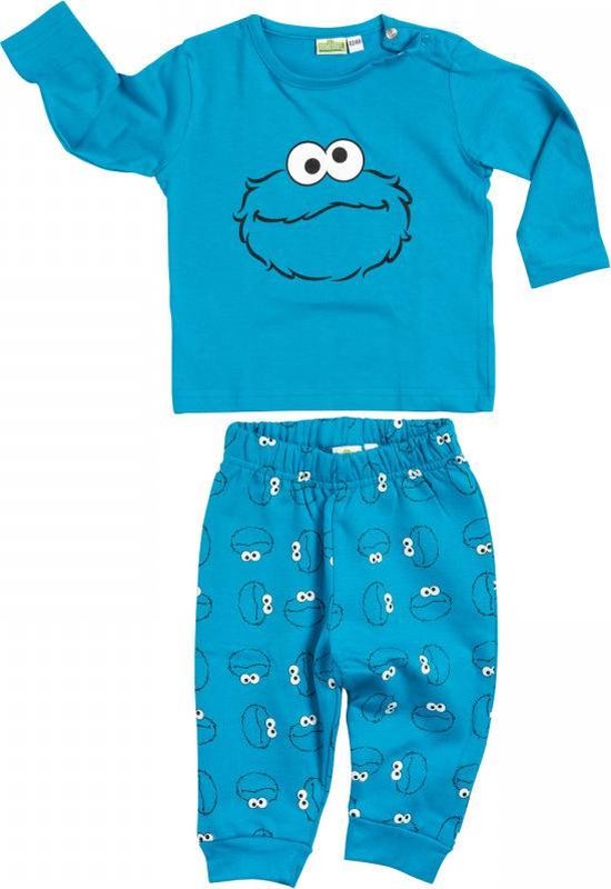 Ensemble bébé 2 pièces Sesamstraat - Cookie Monster - bleu - taille 68