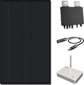 Compleet doe-het-zelf pakket met 2 stuks 330WP Zonnepanelen en micro omvormer voor plat dak met monitoring per paneel