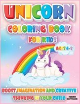Unicorn Coloring Book for Kids (Ages 4-8)