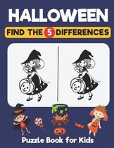 Halloween Find The Differences Puzzle Book For Kids