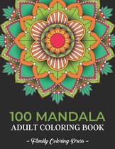 100 Mandala Adult Coloring Book