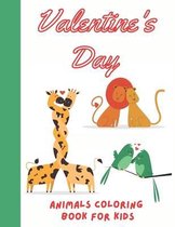 Valentine's Day Animal Coloring Book For kids