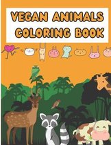 vegan animals coloring book