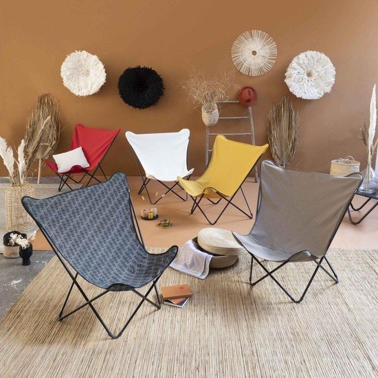 Lafuma Pop Up XL - Vlinderstoel - Inklapbaar - Grès/Taupe | bol