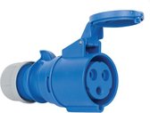 Mete - CEE female 3 polig 6H 32A IP44 stekker 220-240VAC