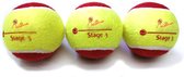 Stage 3 ITF goedgekeurde tennisballen 12 stuks