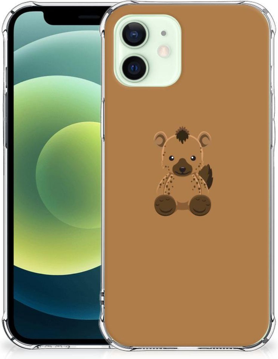 TPU Case Anti-Shock voor iPhone 12 Mini Stevig Bumper Hoesje Baby Hyena