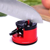 Messenslijper - Anti slip - Eenvoudig te bedienen - Geschikt voor vrijwel alle messen - Zeer sterke zuignap - Knife sharpener
