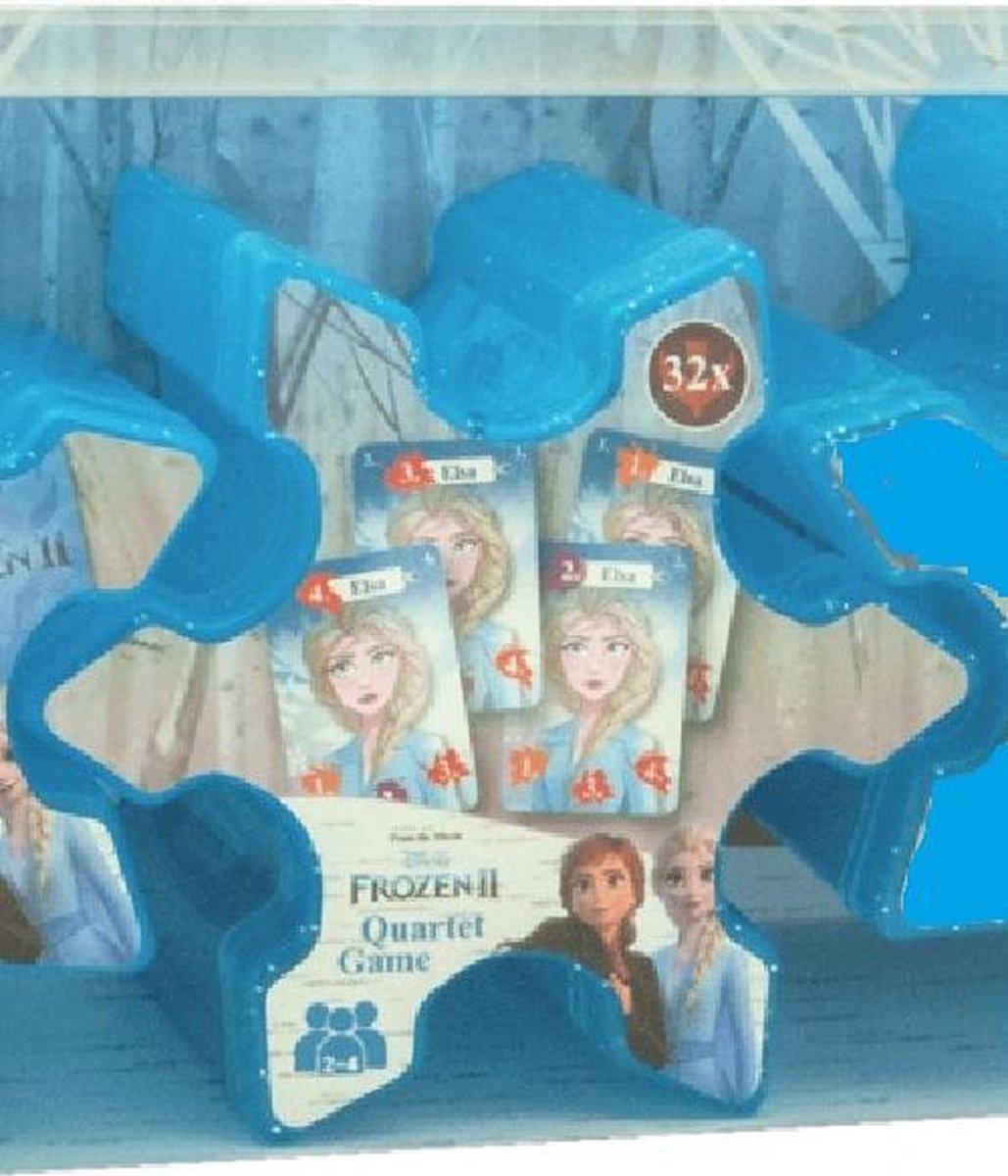 Disney Frozen II junior KWARTET blauw
