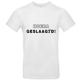 GESLAAGD Heren t-shirt | shirt
