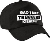 Gaoj met trekkers kieken pet zwart Achterhoek festival cap voor volwassenen - festival accessoire
