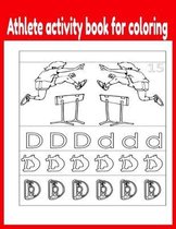 Athlete activity book for coloring