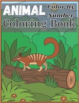 Animal Color By Number Coloring Book