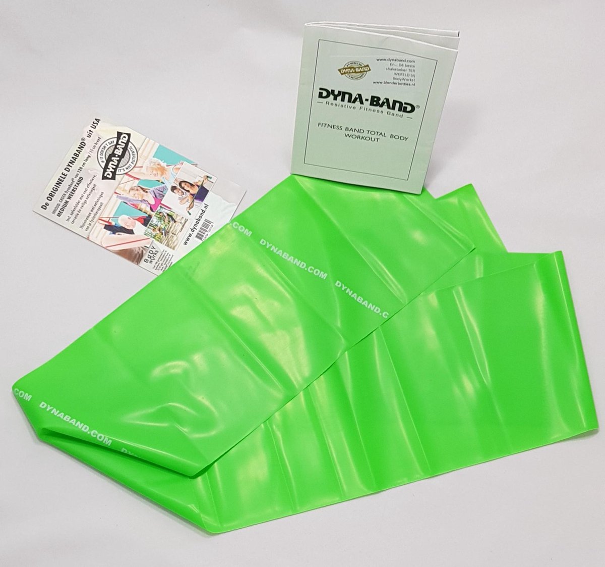 Dyna Band Medium Weerstandsband - 90 cm - Groen