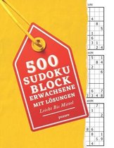 500 Sudoku Block Erwachsene Mit Loesungen Leicht Bis Mittel