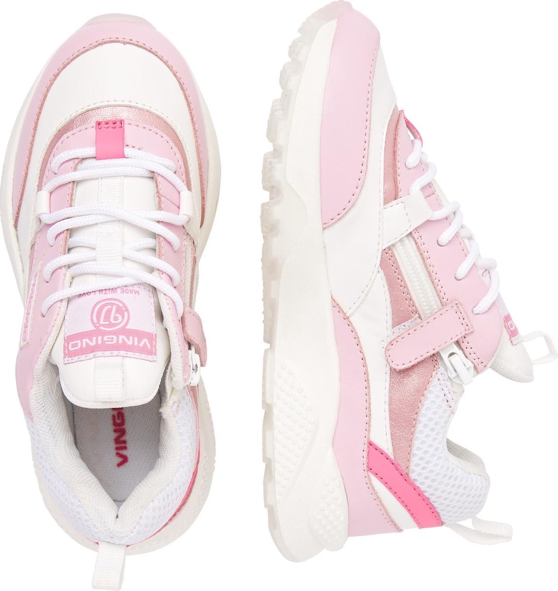 Vingino Marta Meisjes Sneakers - Fairy Pink - Maat 36 | bol.com