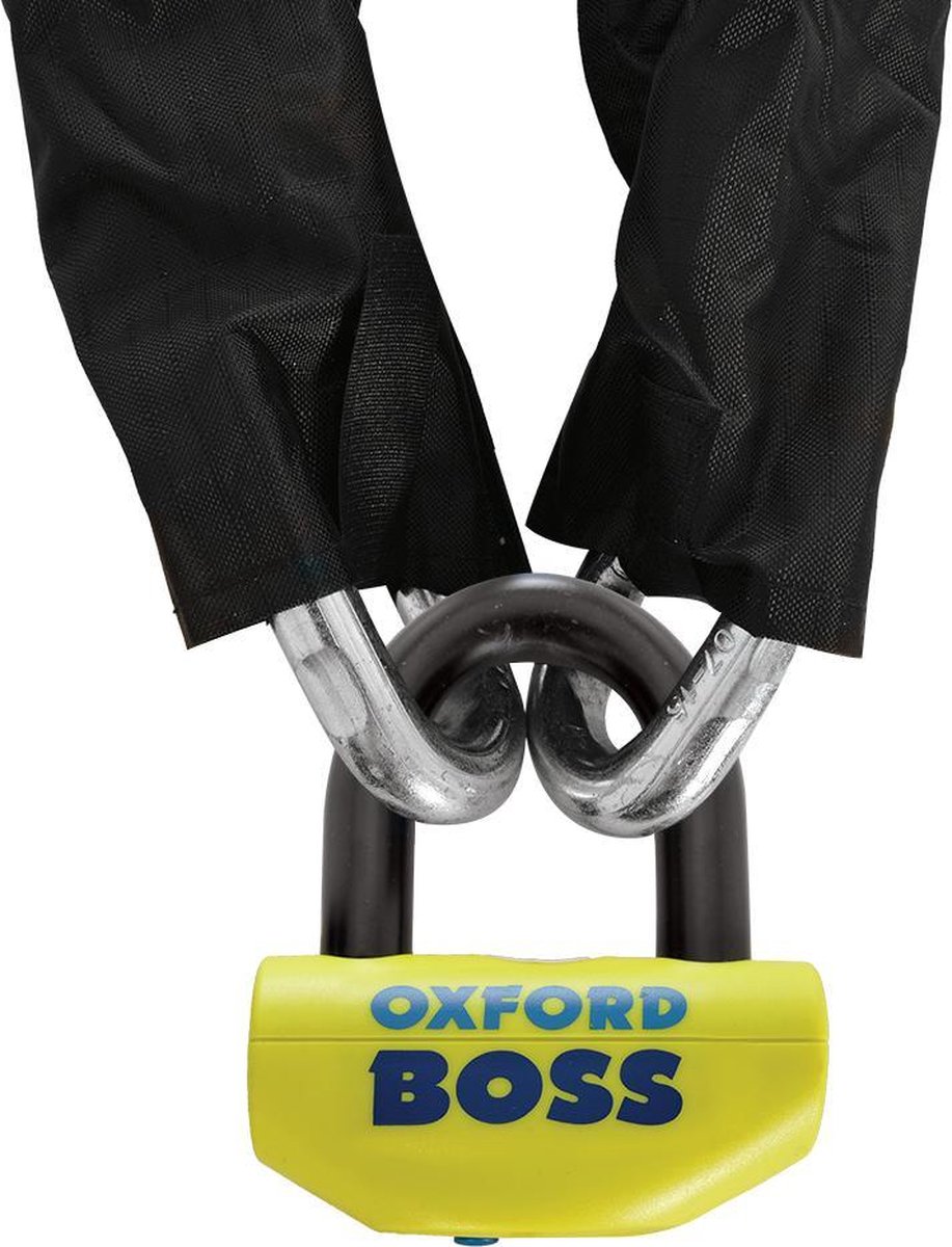 ART 4 gekeurd Oxford Beugelslot met Ketting - 2,0 meter / ART-4 Fatbike slot / Scooterslot / Motorslot / Schijfremslot met ketting !