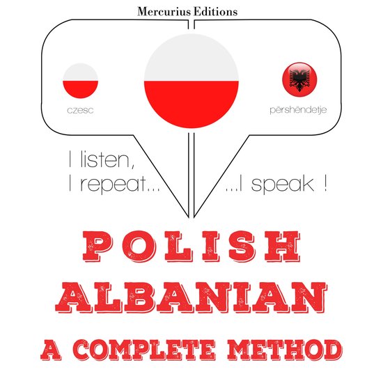 Polski - albański: kompletna metoda - cover