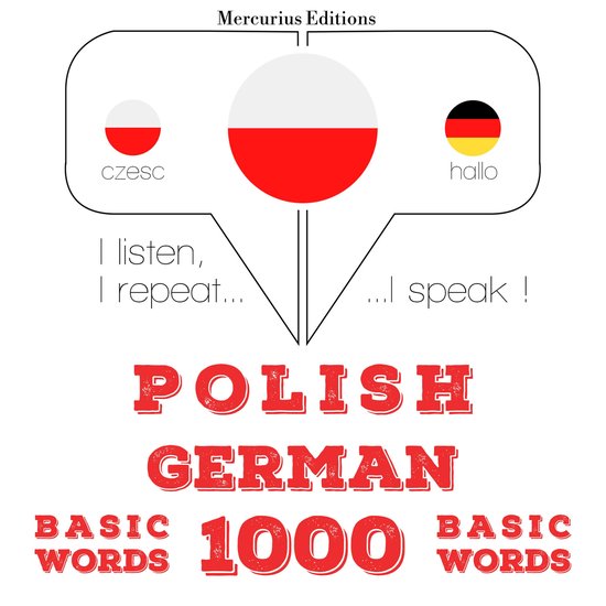 Polski - Niemiecki: 1000 podstawowych słów - cover