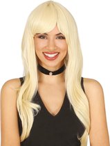 Fiestas Guirca Pruik Golvend Synthetisch Blond One-size
